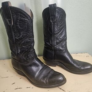 Stewart Boot Co. Black Western Leather Boots